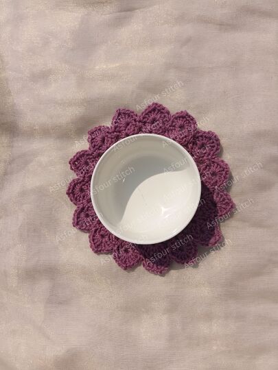 Crochet Placemats PDF Pattern and Video Tutorial, US Terms