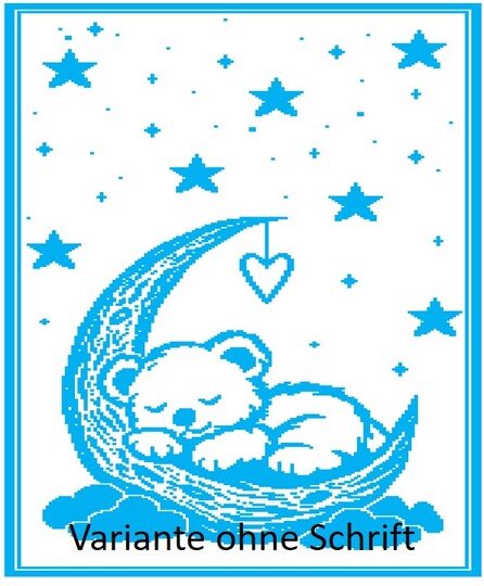 Babydecke / Kinderdecke "Sweet Dreams" (zwei Grössen) - Doubleface Stricken