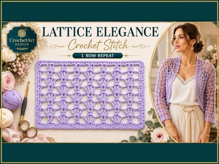 20 Crochet Stitch Patterns with Video Tutorials – PDF Volume 1