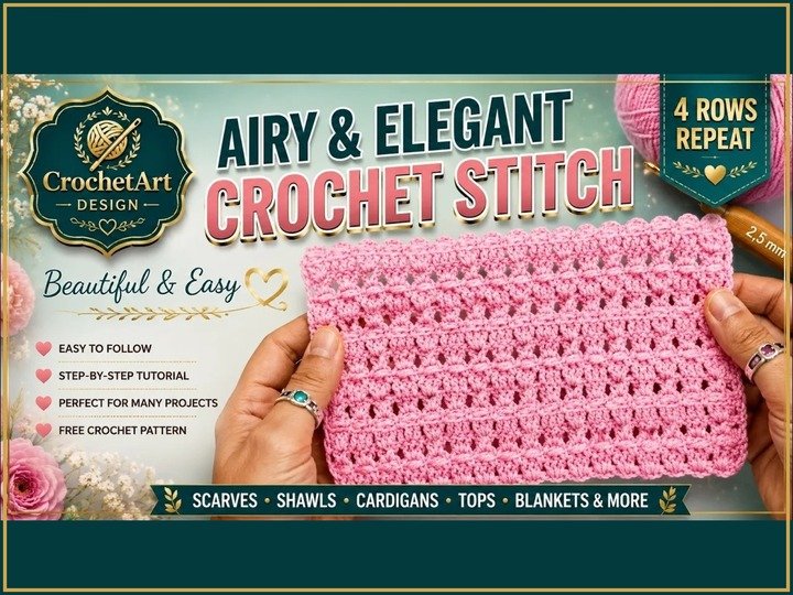 20 Crochet Stitch Patterns with Video Tutorials – PDF Volume 1