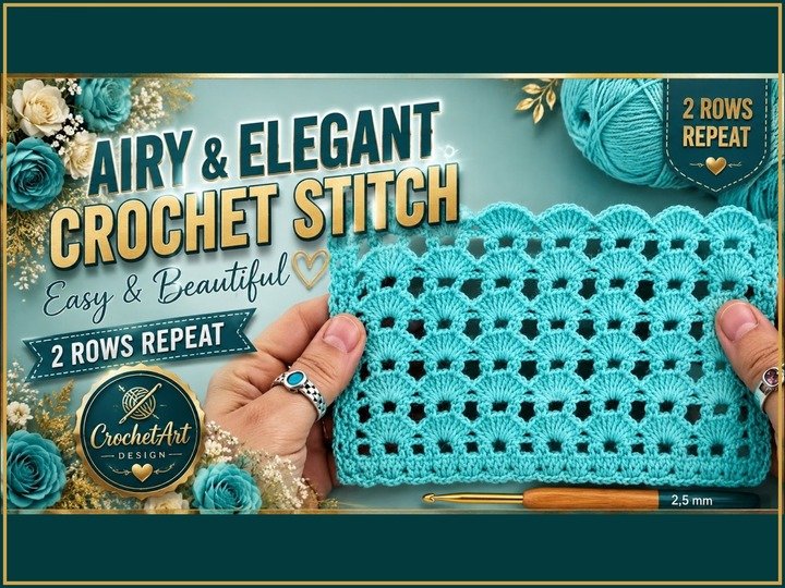 20 Crochet Stitch Patterns with Video Tutorials – PDF Volume 1