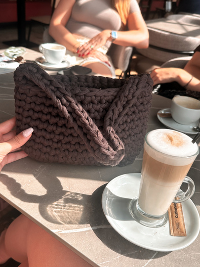 Juliana Bag - Crochet Pattern | German & English | bag tshirt yarn