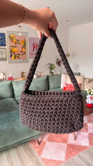 Juliana Bag - Häkelanleitung | Deutsch & Englisch | Tasche aus T-Shirt Garn