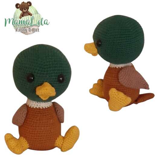 Kuschel Wildente, mini - Häkelanleitung