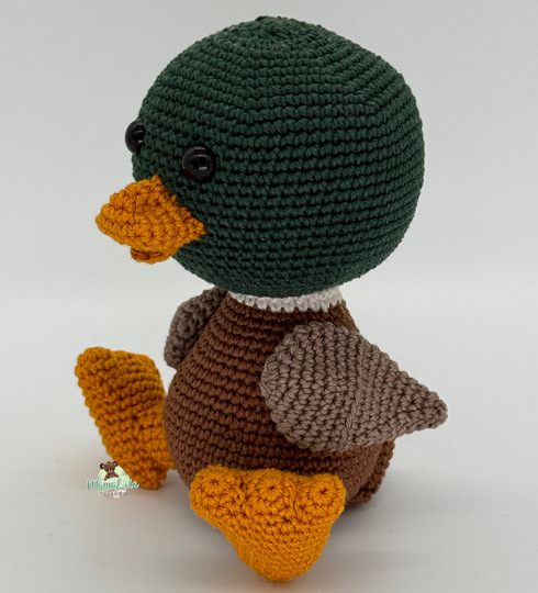 Kuschel Wildente, mini - Häkelanleitung