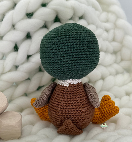 Kuschel Wildente, mini - Häkelanleitung