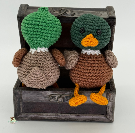 Wildente Schlenkertier, Taschenbaumler - Häkelanleitung