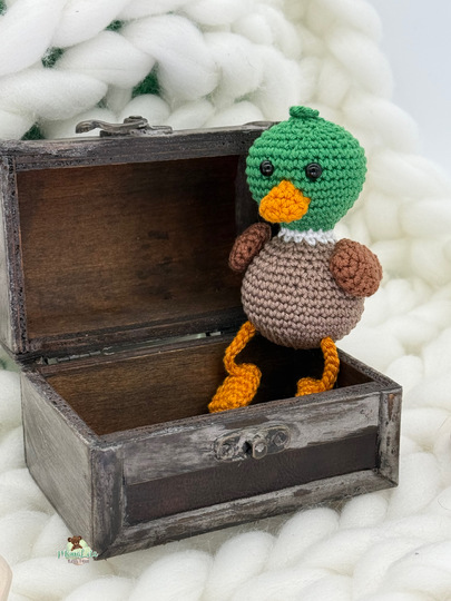 Wildente Schlenkertier, Taschenbaumler - Häkelanleitung