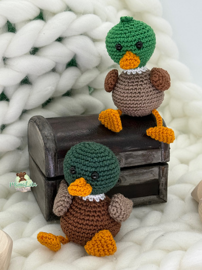 Wildente Schlenkertier, Taschenbaumler - Häkelanleitung
