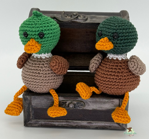 Wildente Schlenkertier, Taschenbaumler - Häkelanleitung