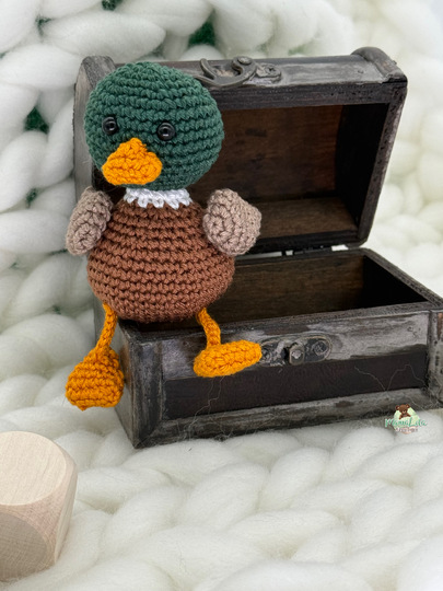 Wildente Schlenkertier, Taschenbaumler - Häkelanleitung
