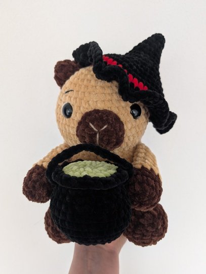 Capybara Halloween Accessoires PDF Deutsch und Englisch