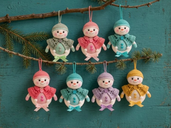 Crochet Pattern Snowball Man