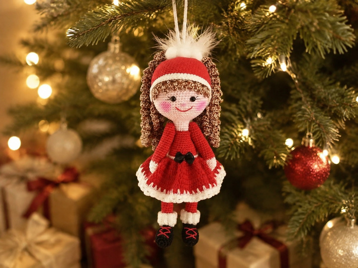 Nikolinchen – Christmas Amigurumi Doll – English Crochet Pattern PDF
