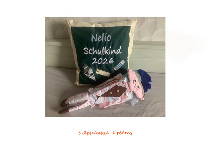 Einschulungskissen Tafel