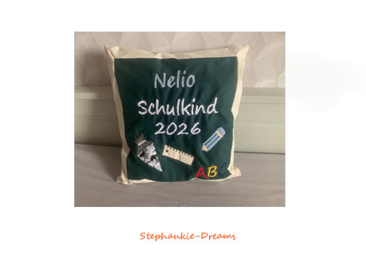 School Chalkboard Cushion