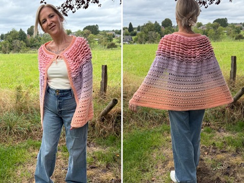 Häkelanleitung Ponchojacke "Sanfte Seele"
