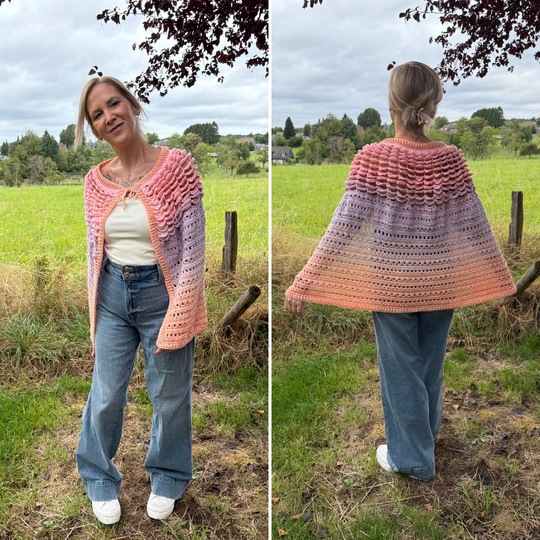 Häkelanleitung Ponchojacke "Sanfte Seele"