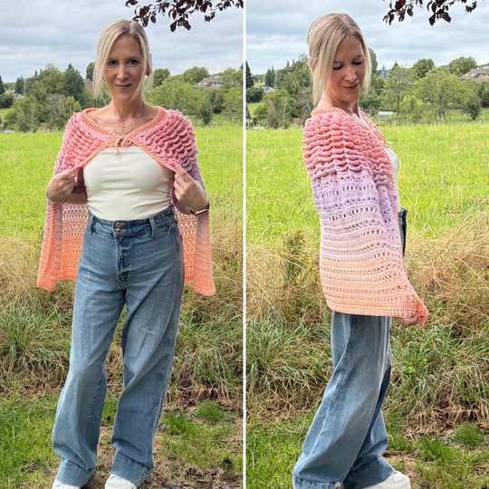 Häkelanleitung Ponchojacke "Sanfte Seele"