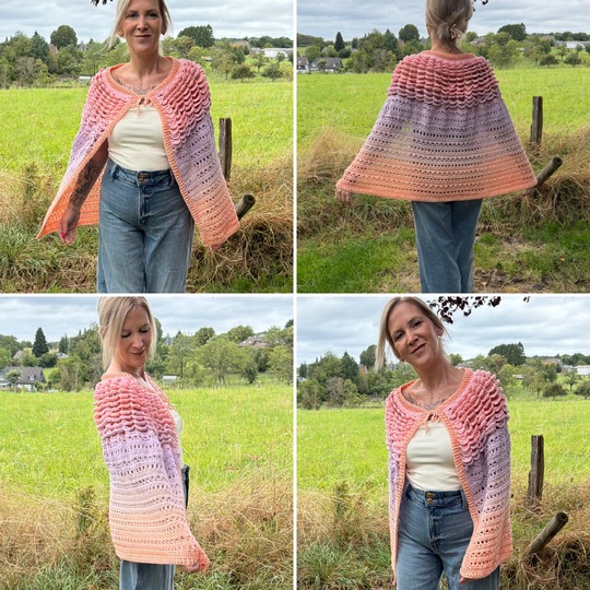 Häkelanleitung Ponchojacke "Sanfte Seele"