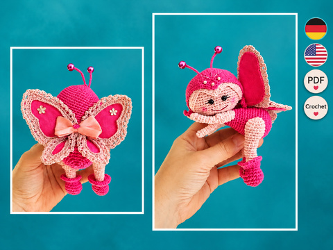 Crochet Pattern Butterfly Cynthia