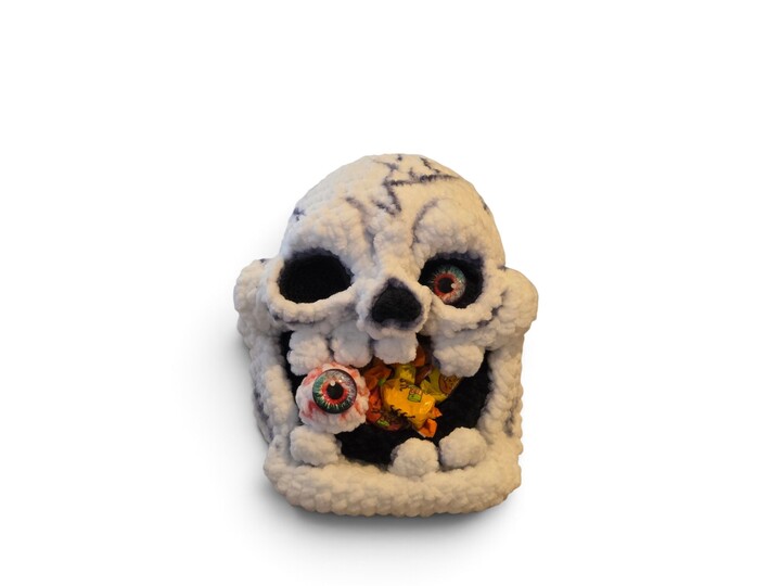 Crochet pattern Candy Devil Halloween Bowl
