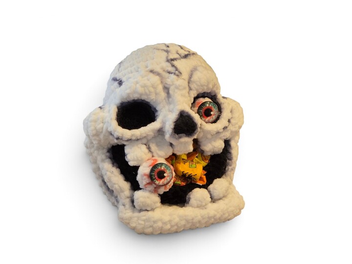 Crochet pattern Candy Devil Halloween Bowl