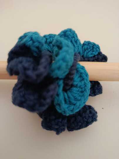 Häkelanleitung für ein Scrunchie - Haargummi - Haarband
