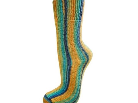 Quergestrickte 6-fach Socken – Größe 34/35