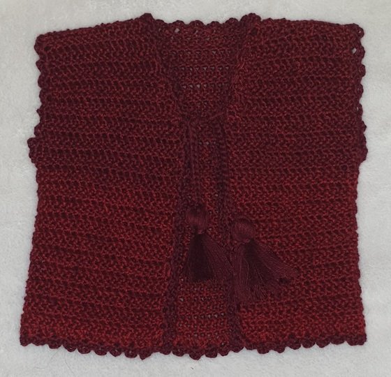 Häkelanleitung Boho Rosebud Vest Weste ohne Seitennähte für alle Gr. & Garn