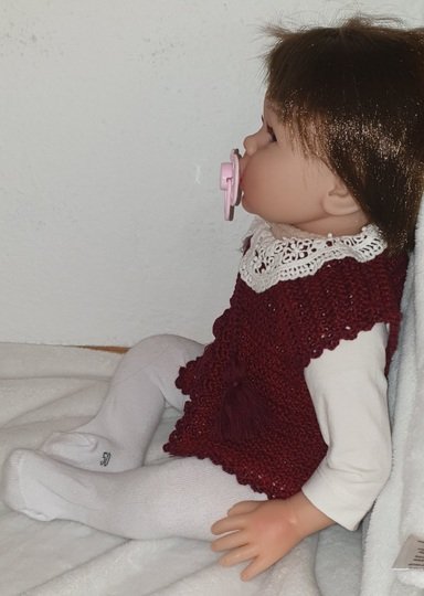 Häkelanleitung Boho Rosebud Vest Weste ohne Seitennähte für alle Gr. & Garn