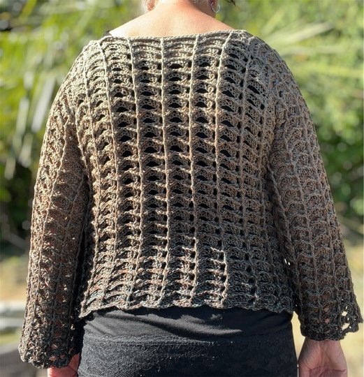 Häkelanleitung „Mareo“ – moderner RVO-Pullover für Damen
