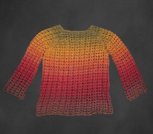 Häkelanleitung „Mareo“ – moderner RVO-Pullover für Damen