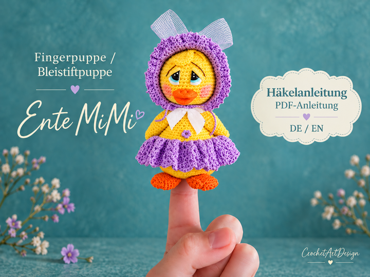 Crochet Pattern Duck MiMi