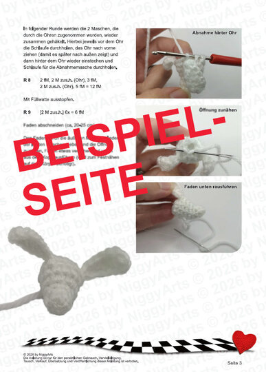 Geisterhund + Kürbis - Häkelanleitung von NiggyArts