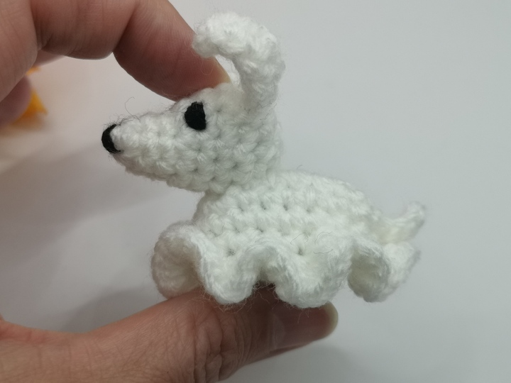 Ghost Dog + Pumpkin - Crochet Pattern by NiggyArts