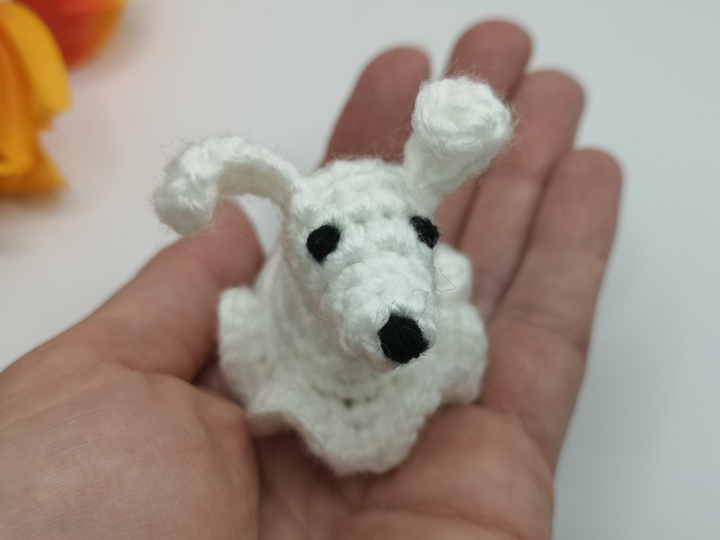 Ghost Dog + Pumpkin - Crochet Pattern by NiggyArts