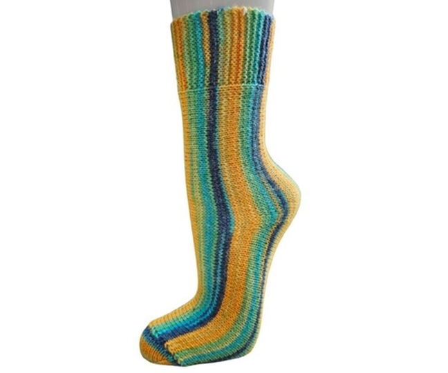 Quergestrickte 6-fach Socken – Strickanleitung Größe 38/39