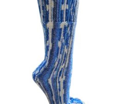Quergestrickte 6-fach Socken – Strickanleitung Größe 42/43