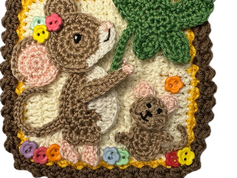 Granny Square Mouse crochet