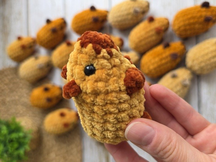 Crochet Pattern Mini Capybara – Quick & Easy No-Sew Amigurumi