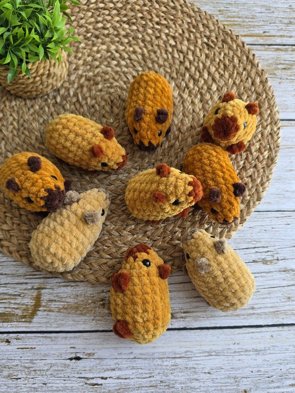 Crochet Pattern Mini Capybara – Quick & Easy No-Sew Amigurumi - Image 2