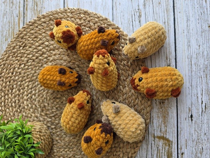 Häkelanleitung Mini Capybara – schnell & einfach, No Sew