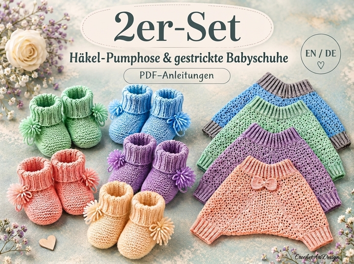 Anleitung Pumphose & Babyschuhe