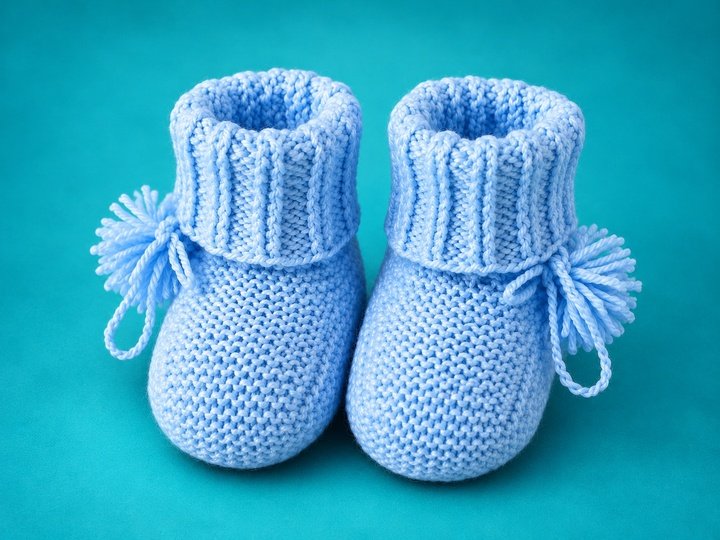 Crochet and Knitting Pattern Baby Bloomers & Booties PDF