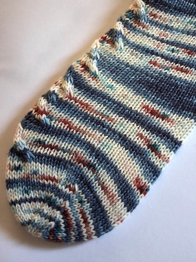 Fixe Quicky Ferse, Zopfmuster, "Kuschelzeit", 6-fach, Toe Up, Gr.34-47