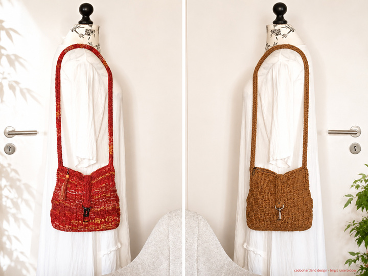 SOCK ROCK BAG - crochet pattern for a trendy bag made from sock yarn and ..