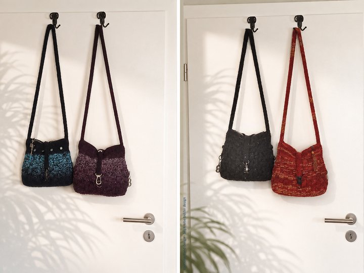 SOCK ROCK BAG | trendy bag | crochet pattern | sock yarn | yarn cakes |