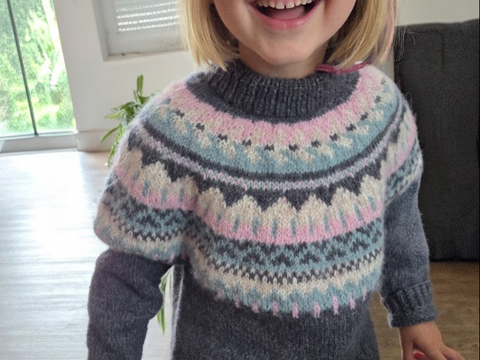 knitting pattern: Lyo Sweater Kids (Colourwork, Norweger)