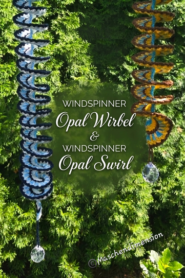 Häkelanleitung Windspinner „Opal Wirbel“ (Deutsch & Englisch / US terms)